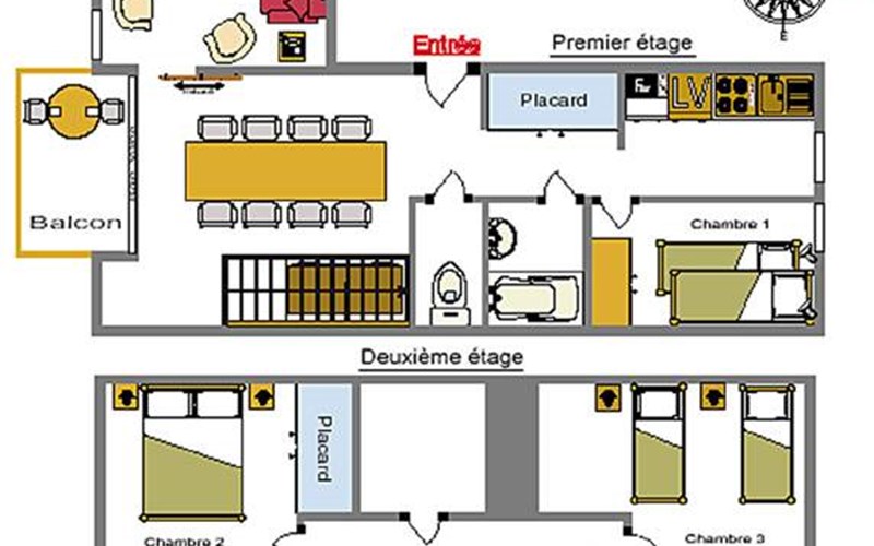 Appartement 6 personnes - Le Cheynet 2 n°20 Location Appartement 6 personnes - Le Cheynet 2 n°20 à CEILLAC