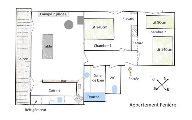 Appartement 4 personnes - La Fenière Location Appartement 4 personnes - La Fenière à MOLINES EN QUEYRAS