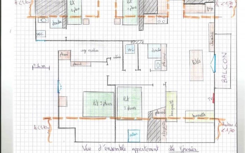 Appartement 5 personnes - Le Grenier Location Appartement 5 personnes - Le Grenier à MOLINES EN QUEYRAS