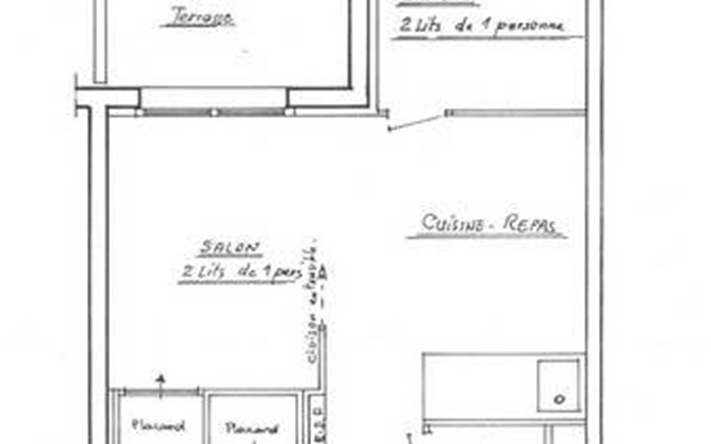 Appartement 4/6 couchages Les Airelles B 19 Location Appartement 4/6 couchages Les Airelles B 19 à RISOUL
