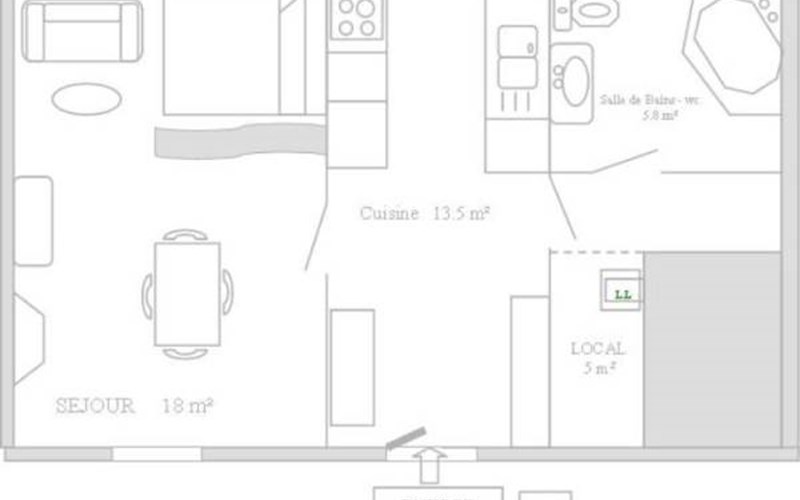 Gîtes de France N°11136 (Le Pontet) Location Gîtes de France N°11136 (Le Pontet) à VILLAR D ARENE