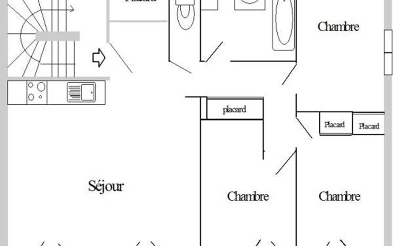 Gîtes de France N°11379 (La Basse 3) Location Gîtes de France N°11379 (La Basse 3) à LA GRAVE