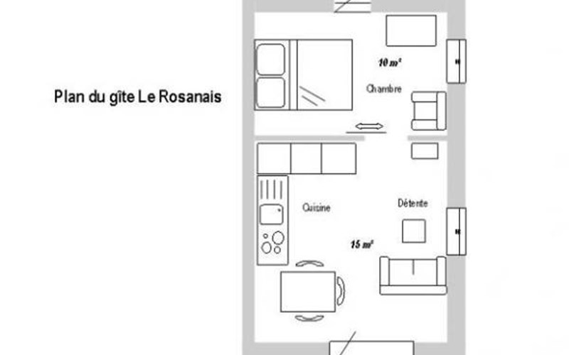 Location Gîtes de France N°1601 (Le Rosanais) à ROSANS