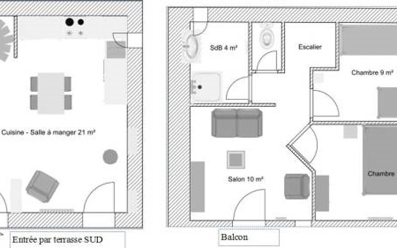 Gîtes de France N°2165 (La Lumineuse) Location Gîtes de France N°2165 (La Lumineuse) à LA ROCHE DES ARNAUDS