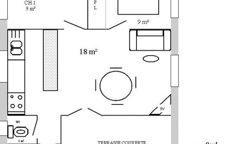 Location Gîtes de France N°2753 (Gîte des Cerisiers) à ROCHEBRUNE