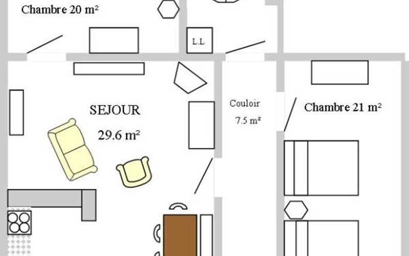 Gîtes de France N°2781 (Le Château de Rousset 1) Location Gîtes de France N°2781 (Le Château de Rousset 1) à ROUSSET