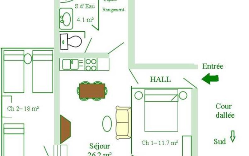 Gîtes de France N°5025 Location Gîtes de France N°5025 à ORCIERES