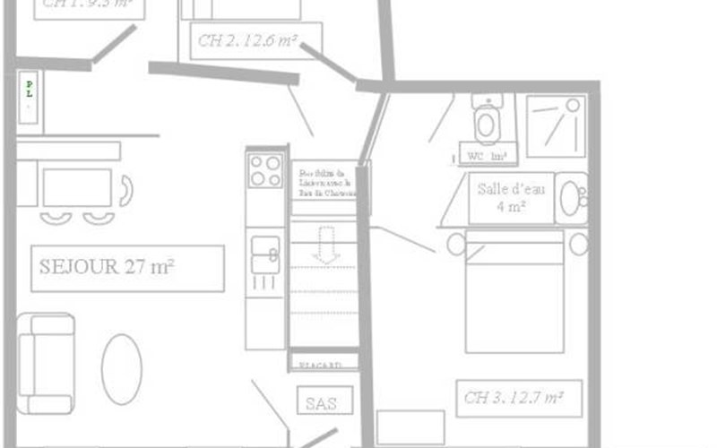 Gîtes de France N°5046 (Gîte des Ratiers) Location Gîtes de France N°5046 (Gîte des Ratiers) à ORCIERES