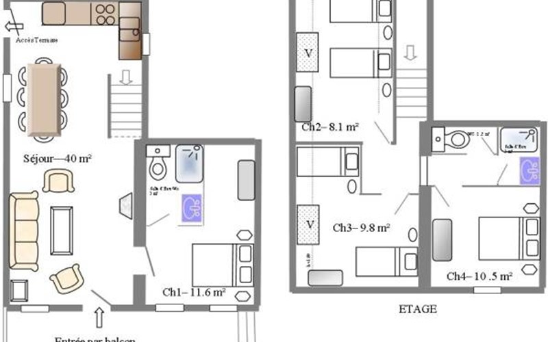 Gîtes de France N°5503 (Gîte du Founsou) Location Gîtes de France N°5503 (Gîte du Founsou) à ST MICHEL DE CHAILLOL