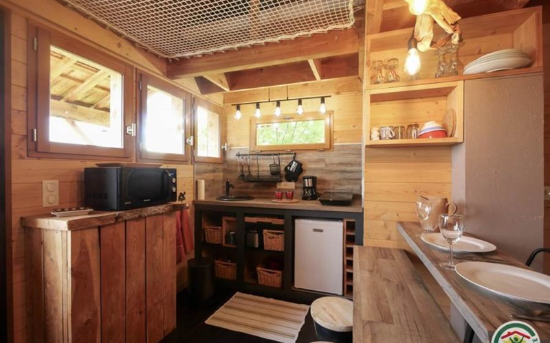 Gîtes de France N°5532 (La Cabane du Sautériau) Location Gîtes de France N°5532 (La Cabane du Sautériau) à ST MICHEL DE CHAILLOL