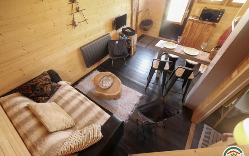 Gîtes de France N°5532 (La Cabane du Sautériau) Location Gîtes de France N°5532 (La Cabane du Sautériau) à ST MICHEL DE CHAILLOL