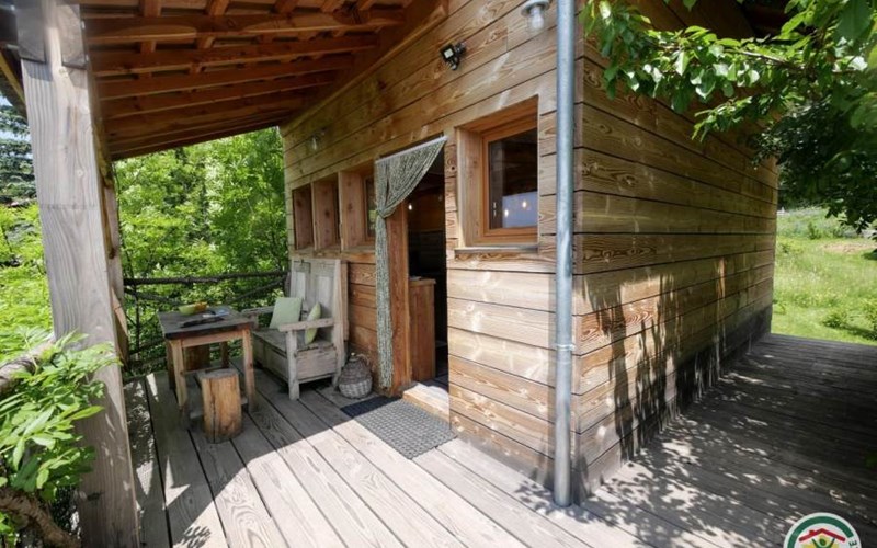 Gîtes de France N°5532 (La Cabane du Sautériau) Location Gîtes de France N°5532 (La Cabane du Sautériau) à ST MICHEL DE CHAILLOL