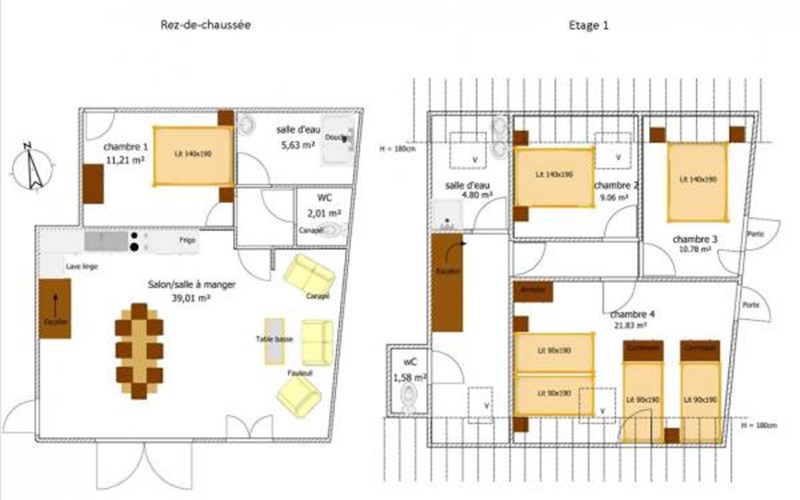 Gîtes de France N°5745 (Les Barbeyroux) Location Gîtes de France N°5745 (Les Barbeyroux) à ST BONNET EN CHAMPSAUR
