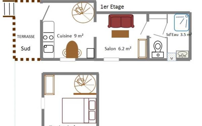 Gîtes de France N°6417 (Ecogite Le Pigeonnier) Location Gîtes de France N°6417 (Ecogite Le Pigeonnier) à EMBRUN