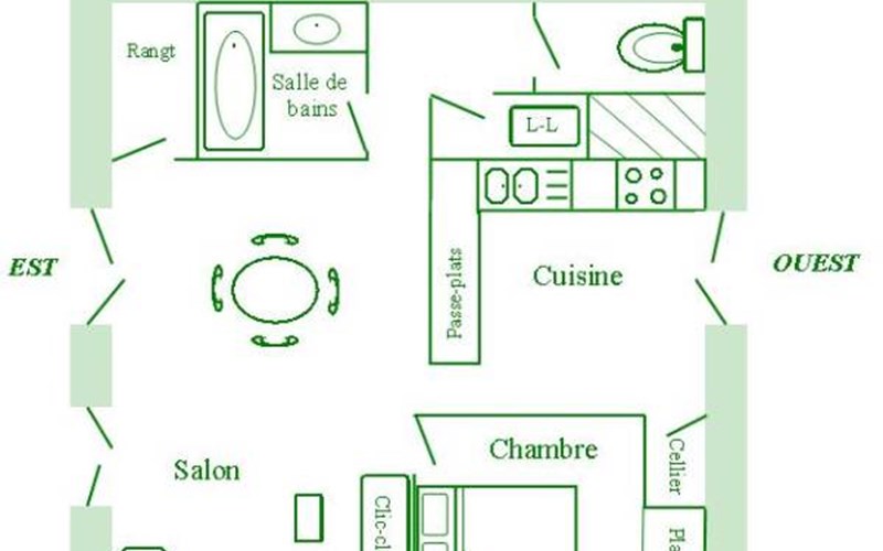 Gîtes de France N°6535 Location Gîtes de France N°6535 à LES ORRES