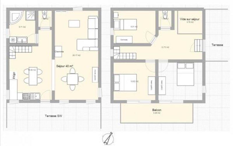 Gîtes de France N°7307 (Les Cassettes) Location Gîtes de France N°7307 (Les Cassettes) à ST CREPIN