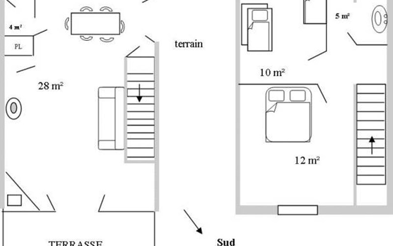 Gîtes de France N°8165 (Manolou) Location Gîtes de France N°8165 (Manolou) à ABRIES