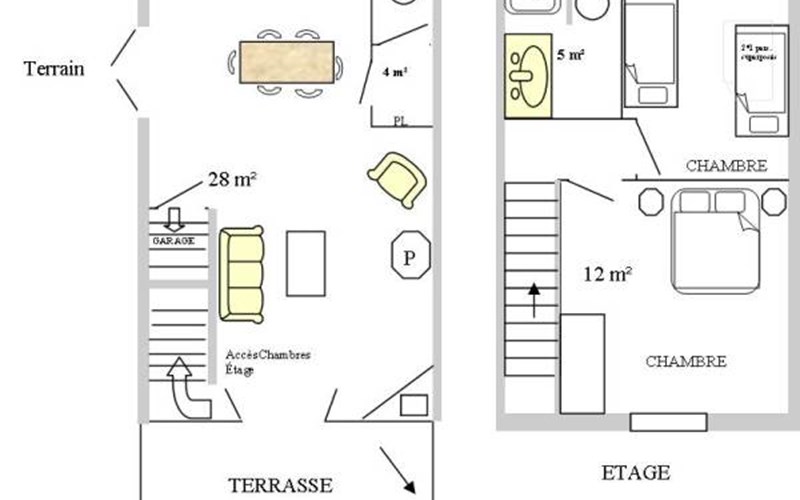 Gîtes de France N°8166 (Le Bric Froid) Location Gîtes de France N°8166 (Le Bric Froid) à ABRIES