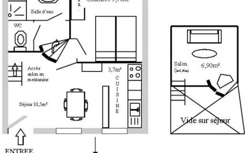 Gîtes de France N°9023 (Euretape 2) Location Gîtes de France N°9023 (Euretape 2) à L ARGENTIERE LA BESSEE