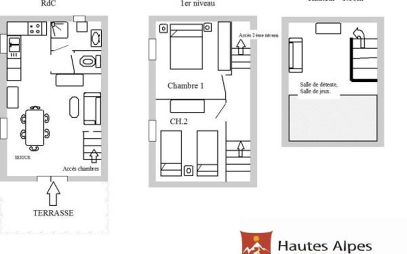 Gîtes de France N°9145 (Gîte la Framboisine) Location Gîtes de France N°9145 (Gîte la Framboisine) à FREISSINIERES