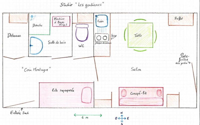 Studio "Les Gentianes" Location Studio "Les Gentianes" à NEVACHE