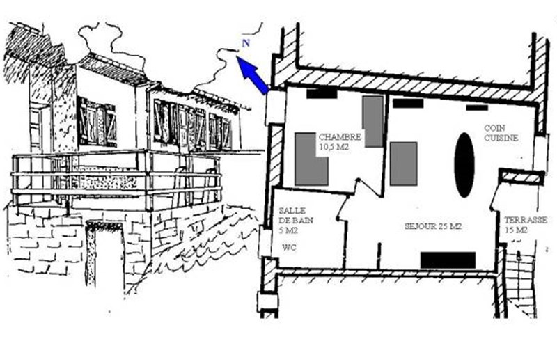 506 CHEZ MARIE Location 506 CHEZ MARIE à ST MAURICE EN VALGODEMARD