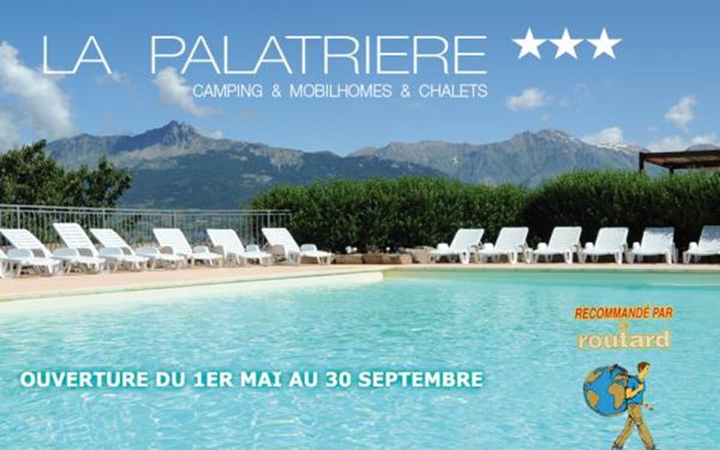 CAMPING & HÔTEL DE PLEIN AIR LA PALATRIERE  Location CAMPING & HÔTEL DE PLEIN AIR LA PALATRIERE  à LE SAUZE DU LAC
