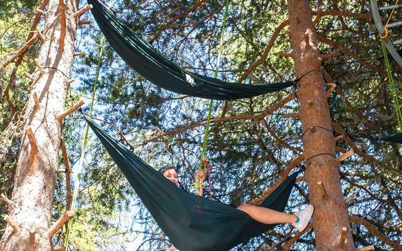 Location Relaxation dans les arbres à Le Dévoluy