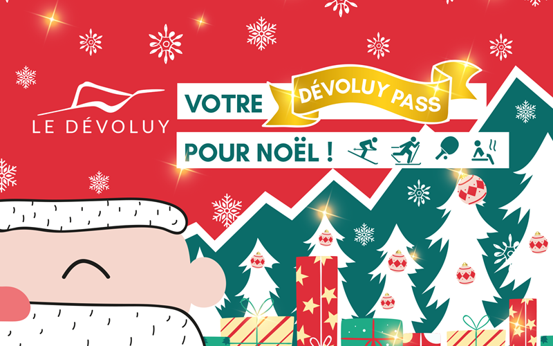 Location 1 pack Noël offert = 1 pack Noël acheté à Le Dévoluy